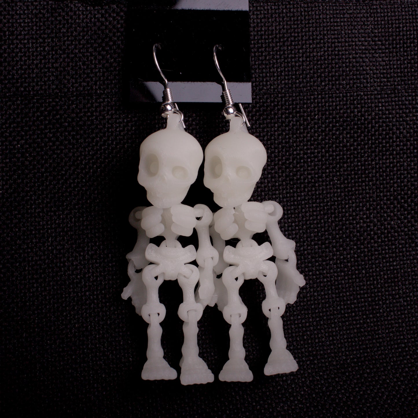 Skeledude Earrings - Hook and Clip-On