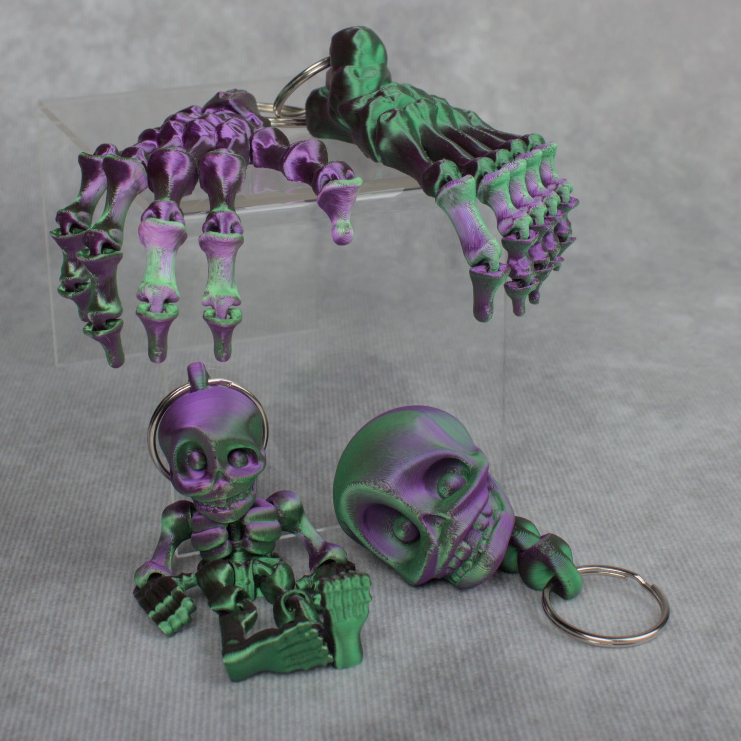 Skeleton Fidget Keychains
