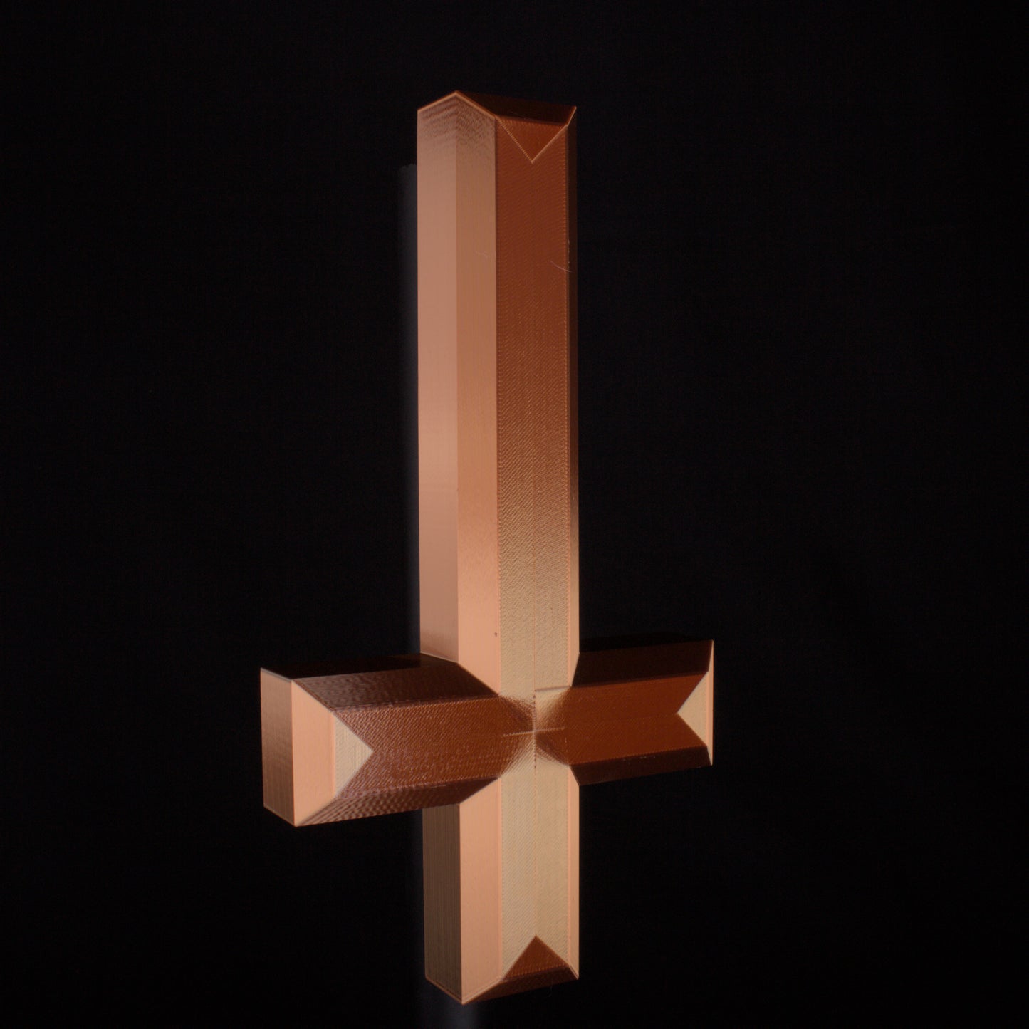 Wall Mounted Inverted Cross