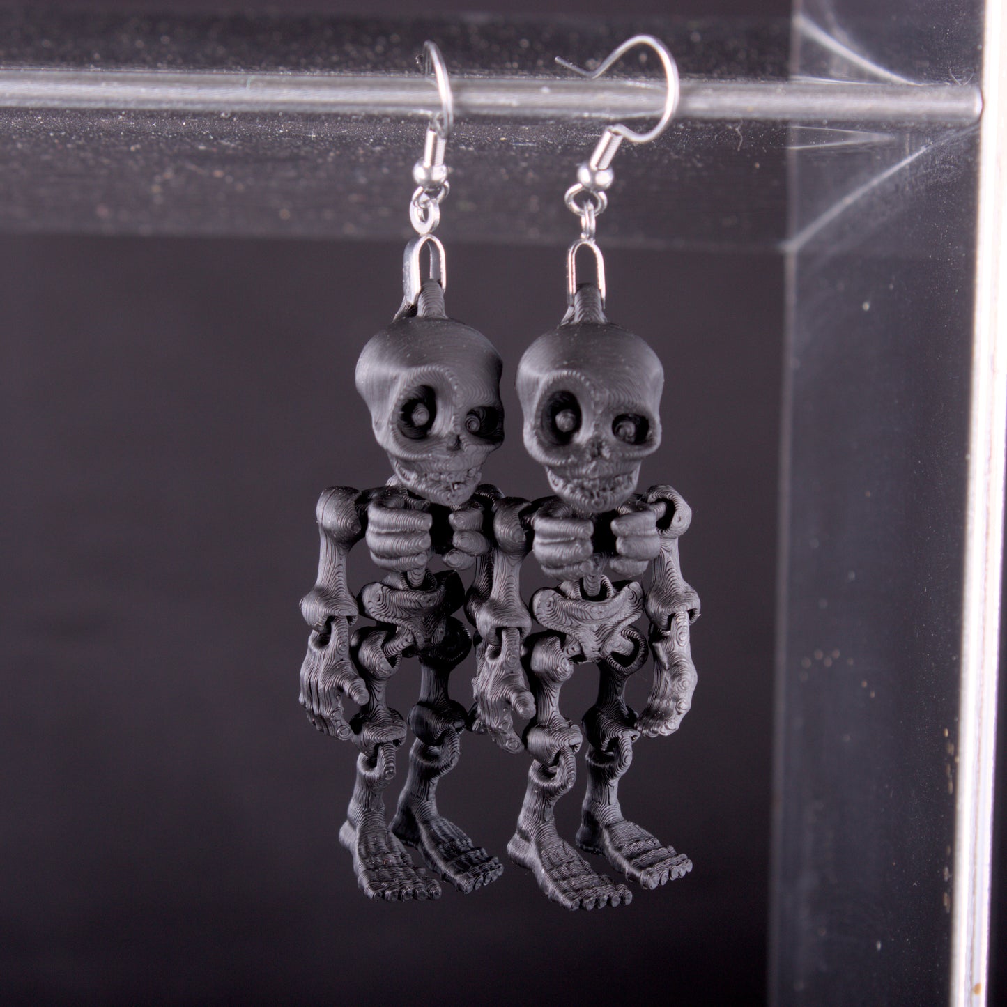 Skeledude Earrings - Hook and Clip-On