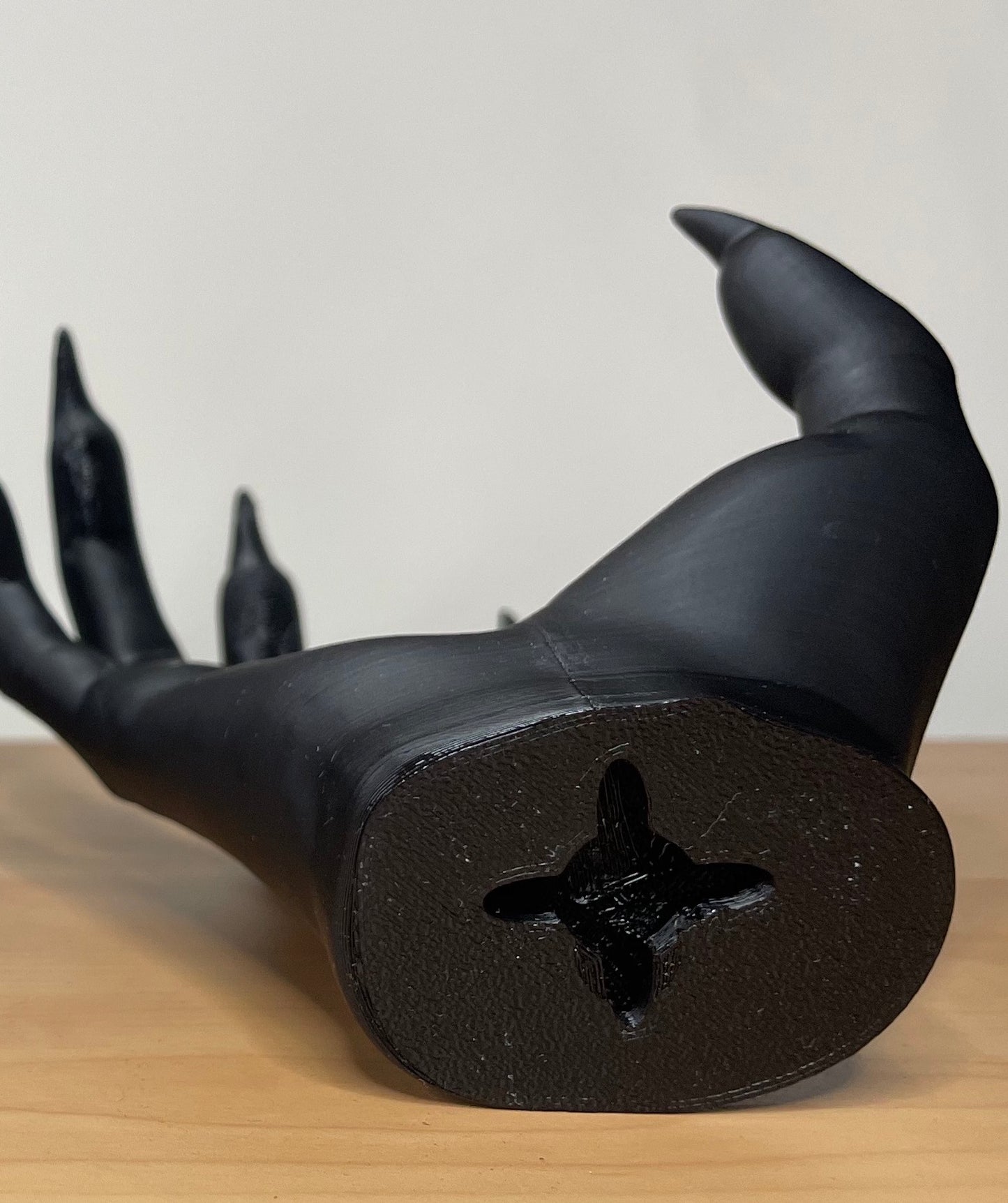Wall-mounted Baphy head and hands