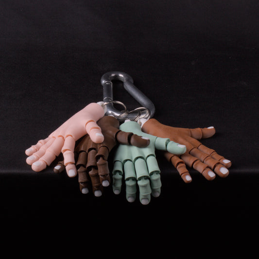 Severed hand keychains