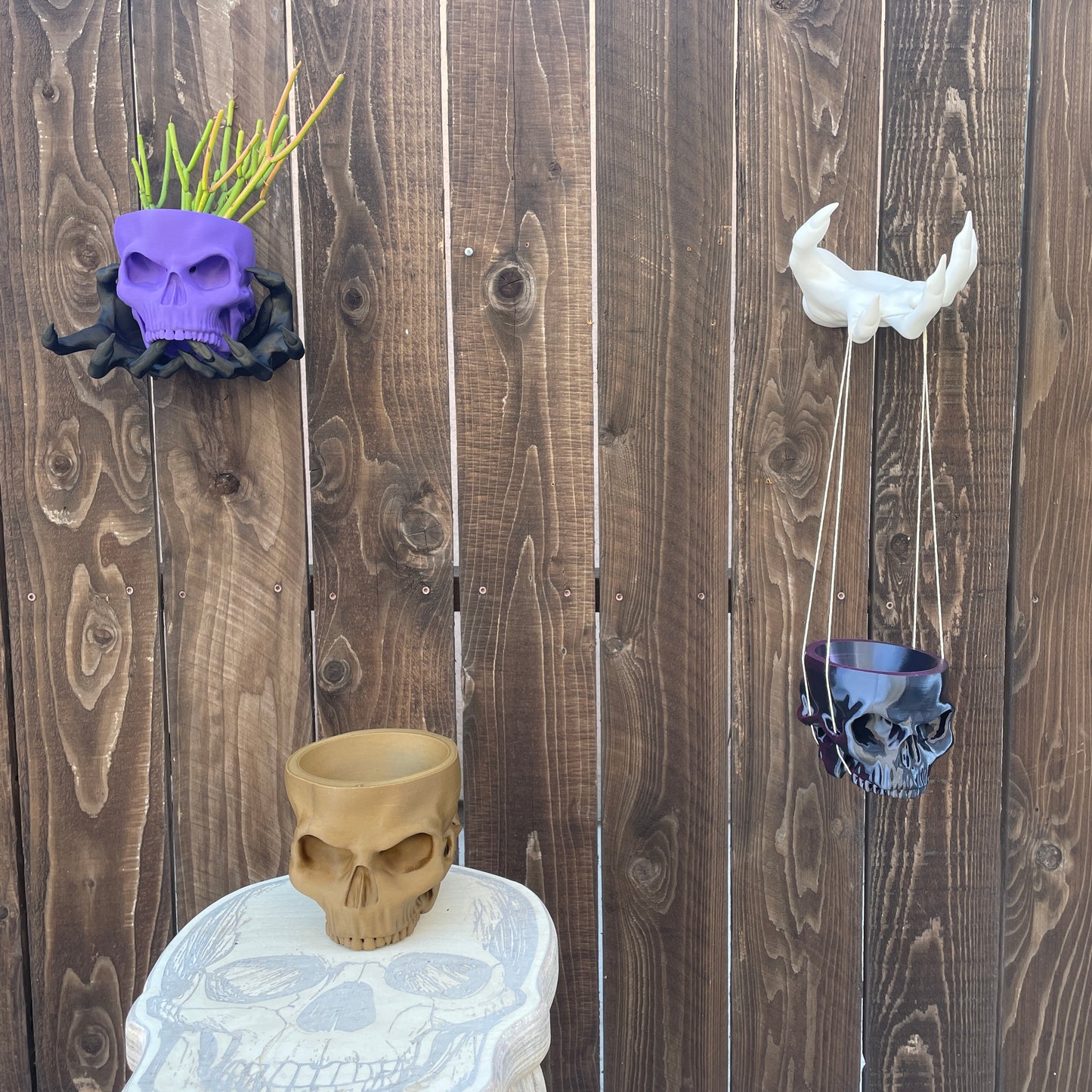Grim Weeper - Crying Skull Planter